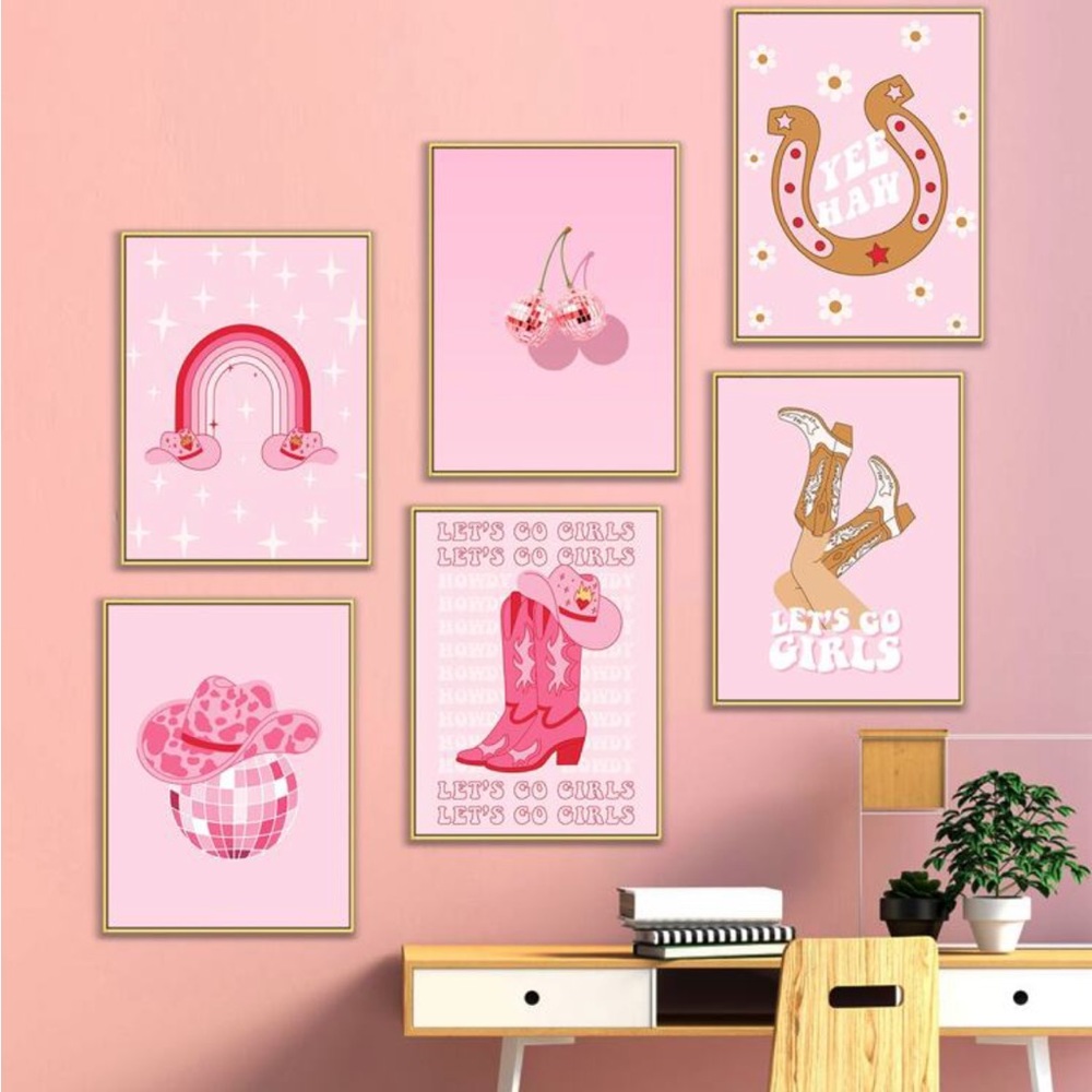 6PC. Landscape Wall Art Print 🏡